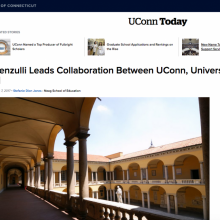 uconnunipv Renzulli Leads Collaboration Between University of Connecticut and University of Pavia
