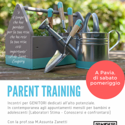 Parent training - locandina