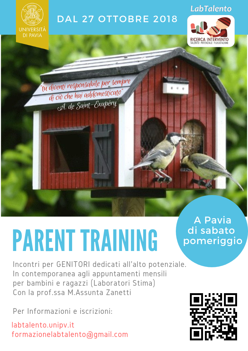 Parent Training 2 - locandina