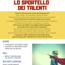 Sportello dei talenti MILANO