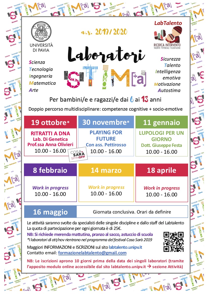 Locandina Laboratori STIMA as2019-2020