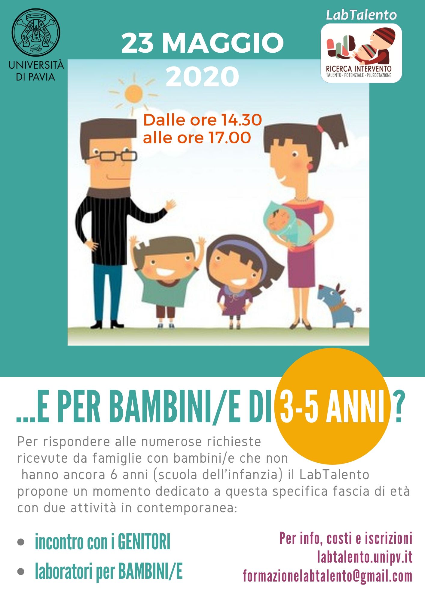 Locandina evento labstima junior 4