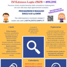 Locandina laboratori metacognitivi IV edizione