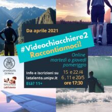 Locandina #Videochiacchiere2 aprile