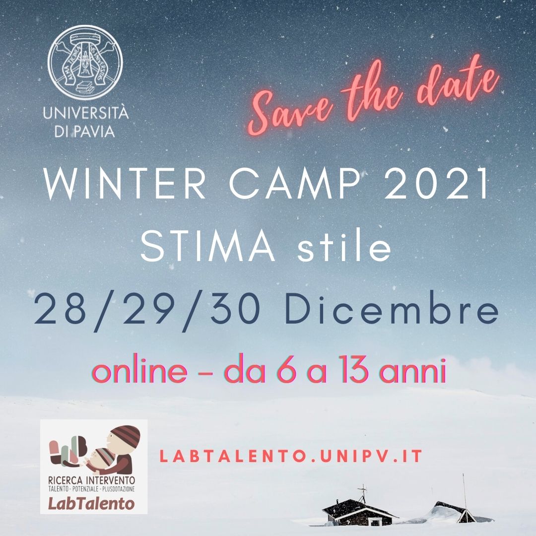 locandina WINTER CAMP 2021
