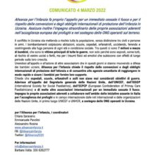Comunicato-appello UCRAINA alleanza 4MARZO2022