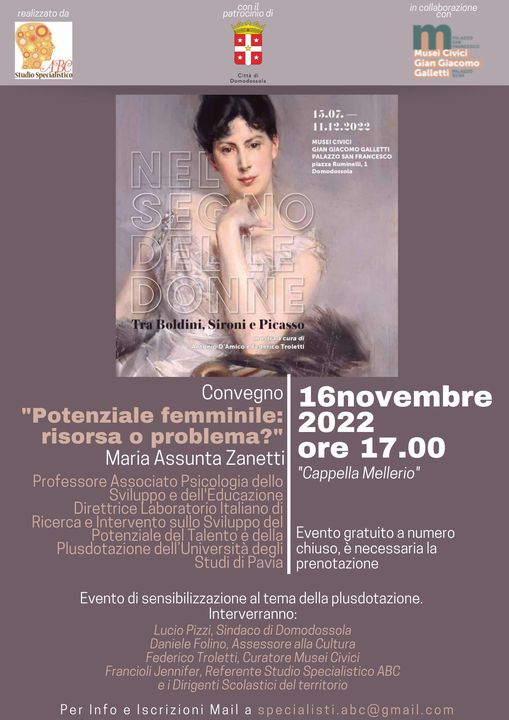 locandina 16 novembre 2022 Domodossola - potenziale femminile