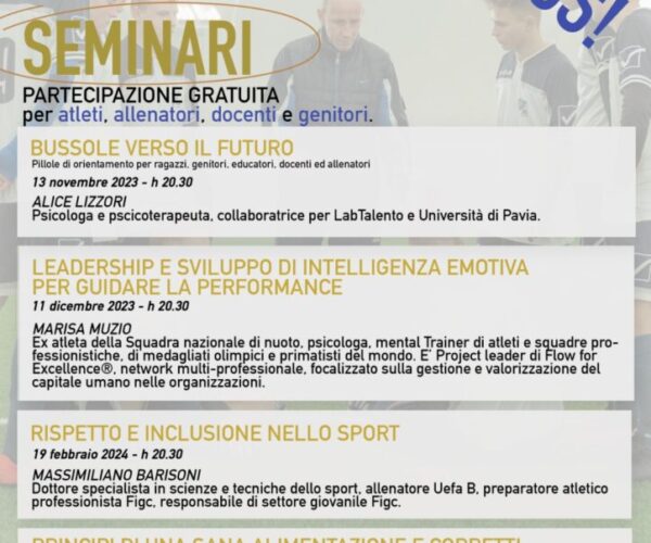 locandina Seminari Castiglione D'Adda - Play district - Dai GASS