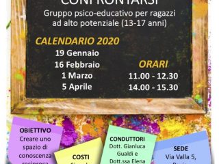 CONOSCERSI E CONFRONTARSI 2020