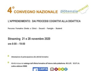 PROGRAMMA IV CONVEGNO NAZIONALE POTENZIAMENTI 2020