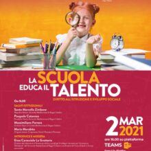 Talento 2 marzo 2021 Uni Mediterranea