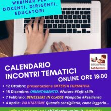 Locandina Webinar docenti