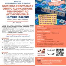 2024 Locandina Master Diritto all'inclusione e giftedness