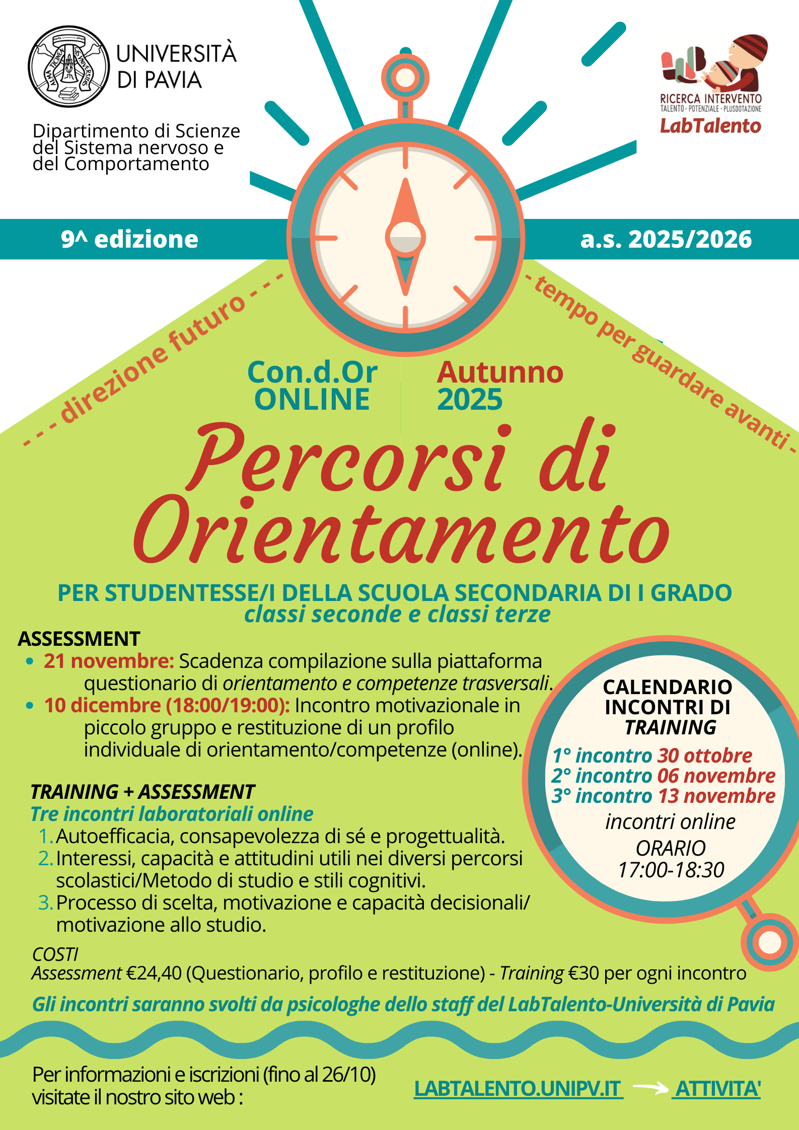 Locandina Percorsi di Orientamento 9