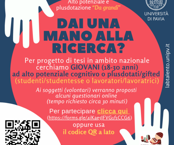 DAI UNA MANO ALLA RICERCA 7 nov ok