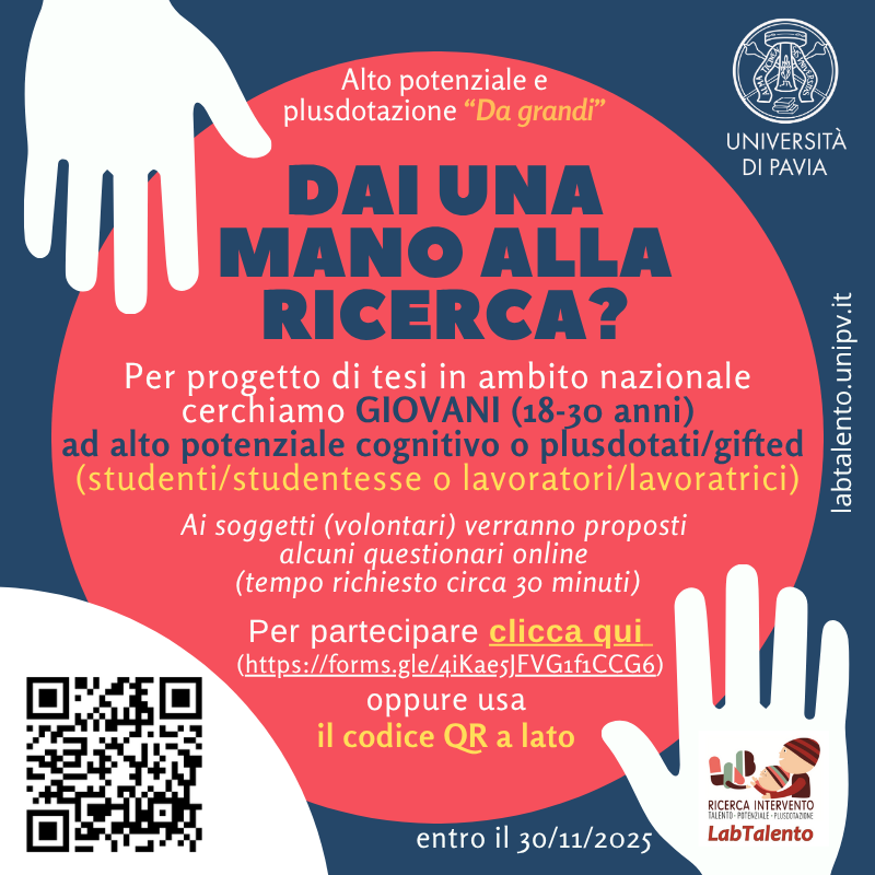 DAI UNA MANO ALLA RICERCA 7 nov ok