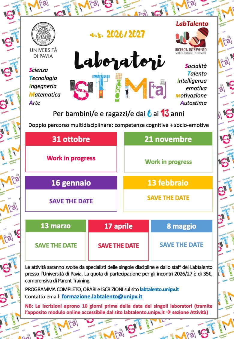 Locandina Laboratori STIMA as2026-27 okk