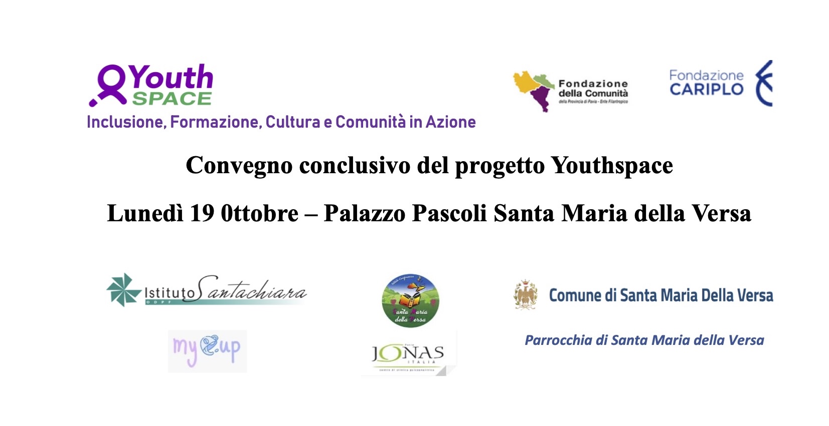 Locandina convegno 19 ottobre Youthspace