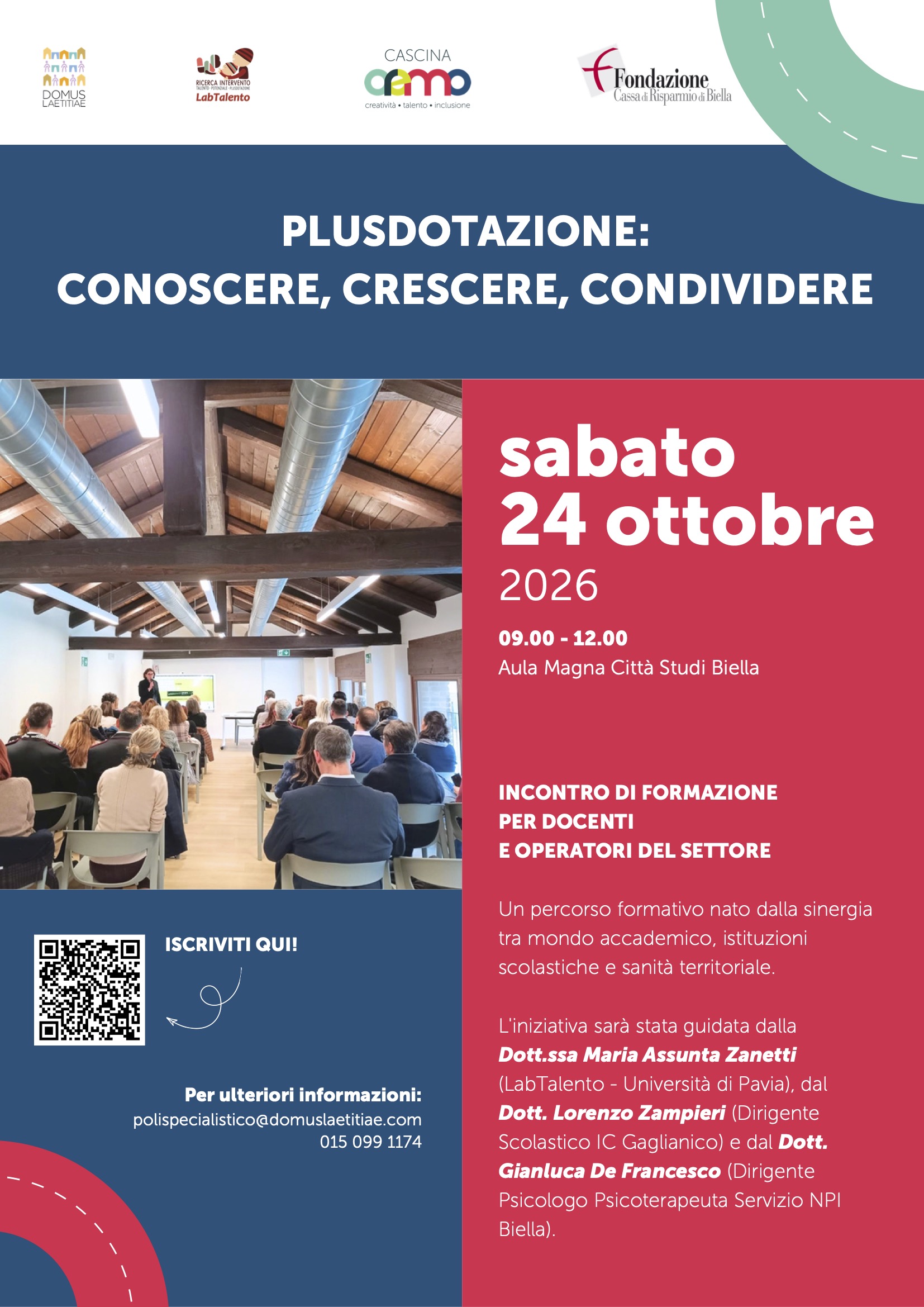 [DOCENTI - OPERATORI] Programma Plusdotazione 24 ottobre